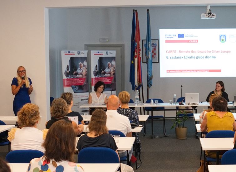U Zagrebu održan šesti sastanak Lokalne grupe dionika projekta CARES – Remote Healthcare for Silver Europe