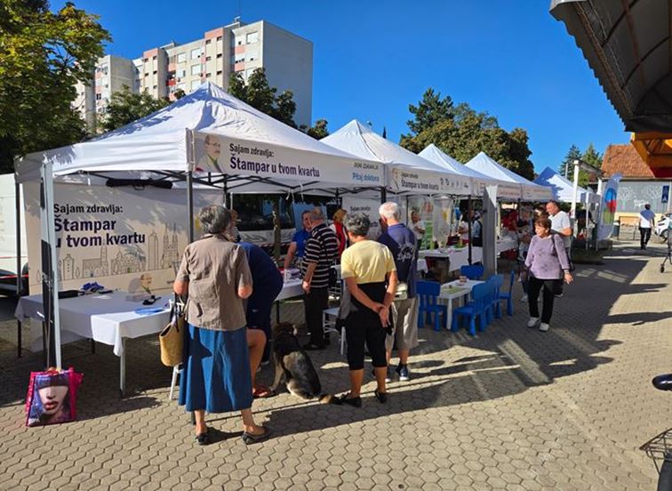 Sajam zdravlja „Štampar u tvom kvartu“  na Tržnici Gajnice: Alzheimer ne bira, ali mi biramo podršku!