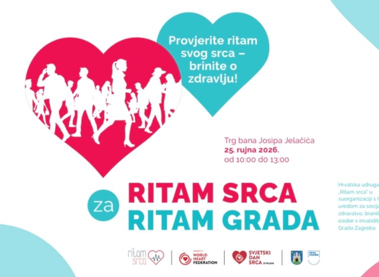  Besplatni EKG pregledi na Trgu bana Josipa Jelačića – „Ritam srca za ritam grada“ po treći put u Zagrebu